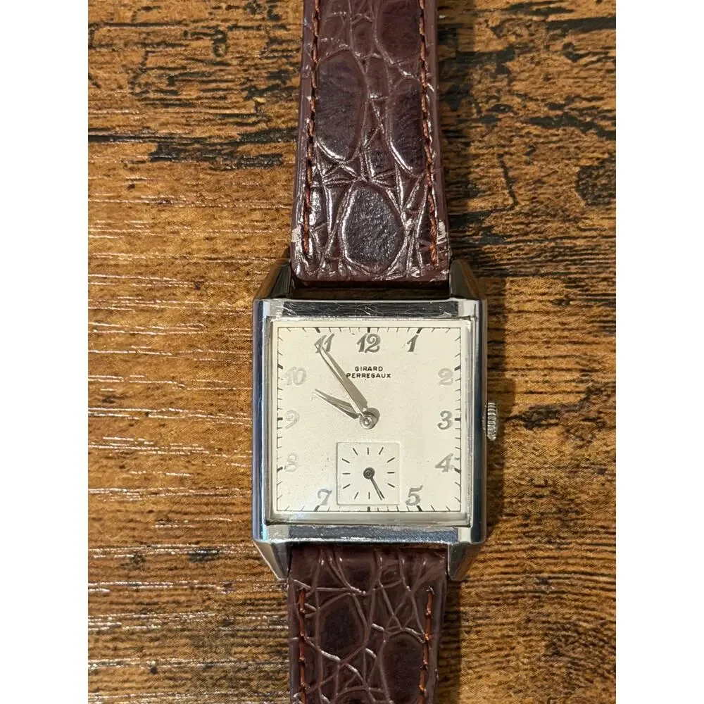 Girard-Perregaux Rectangular Manual Wind Watch Small Seconds